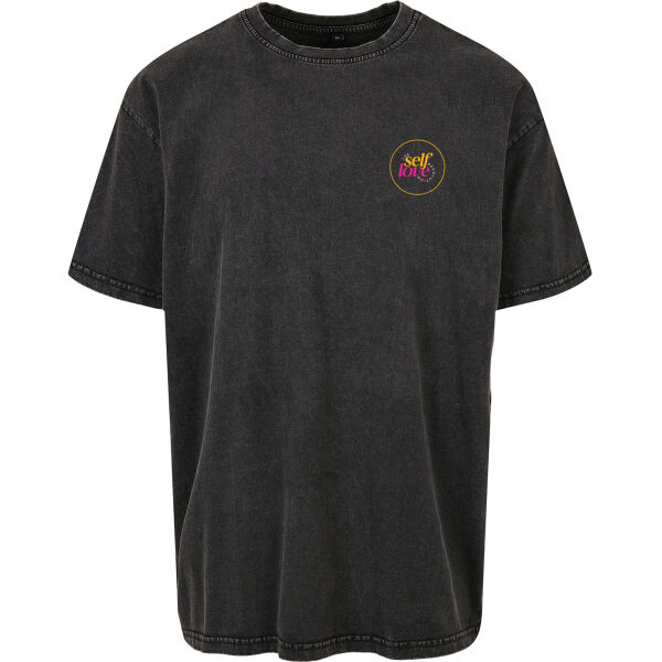 The Self Love Revolution  - Acid Washed Heavy Oversized Tee Thumbnail